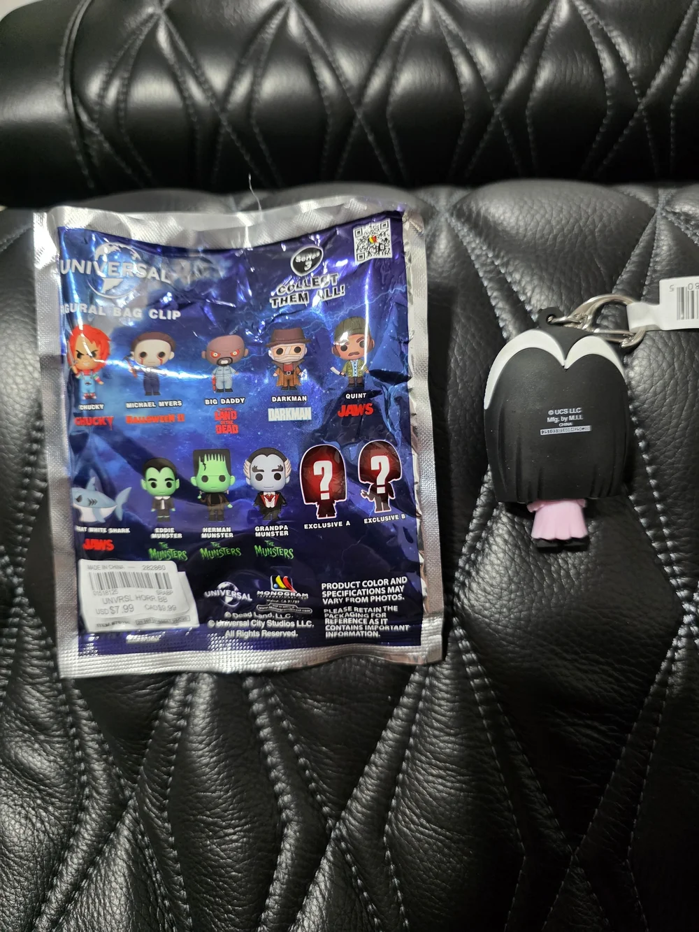 Universal Horror Figural Bag Clip- CHASE